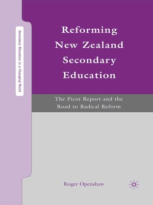 cover image of Reforming New Zealand Secondary Education